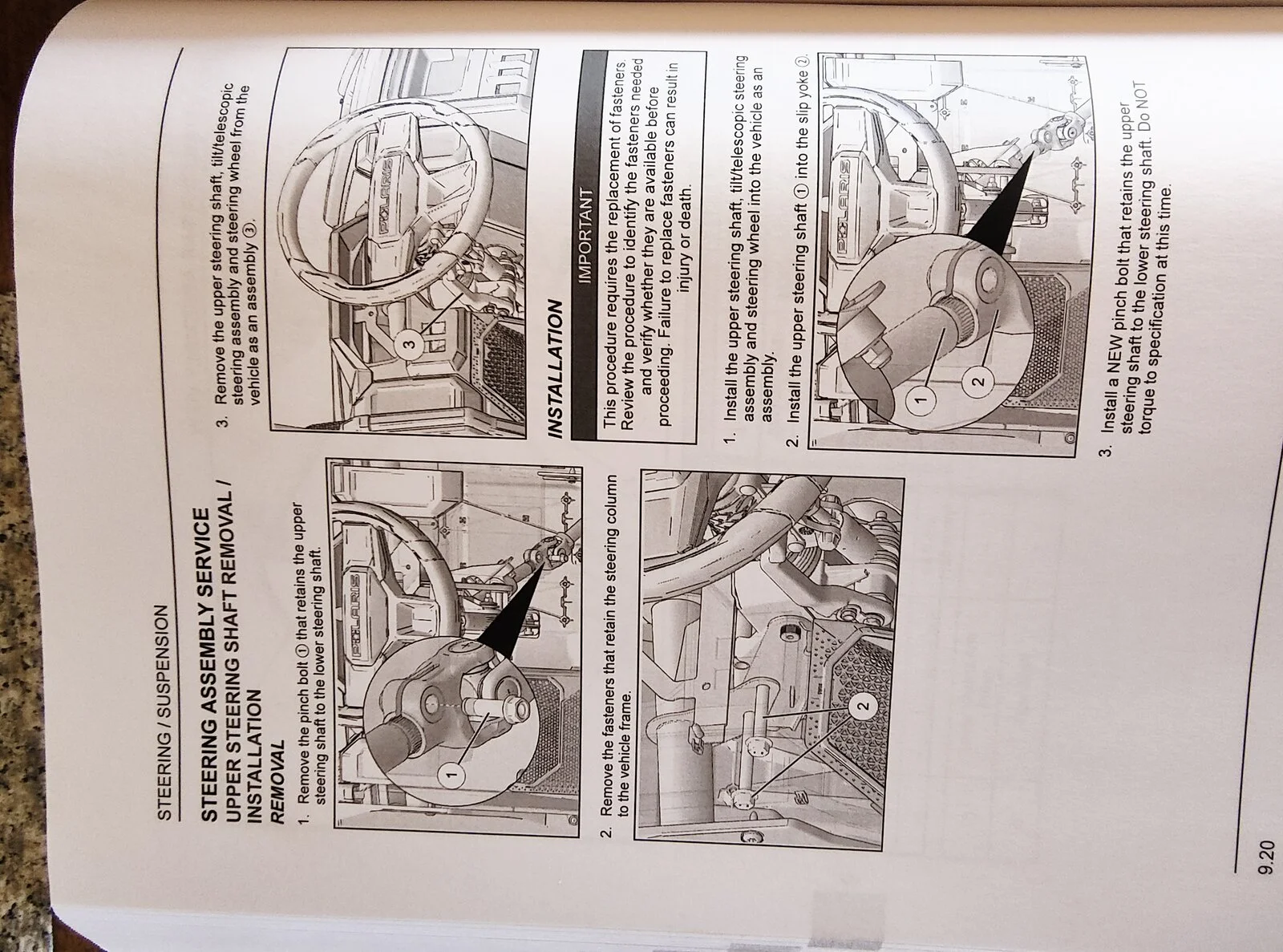 Steering wheel not straight Polaris XPEDITION Forum