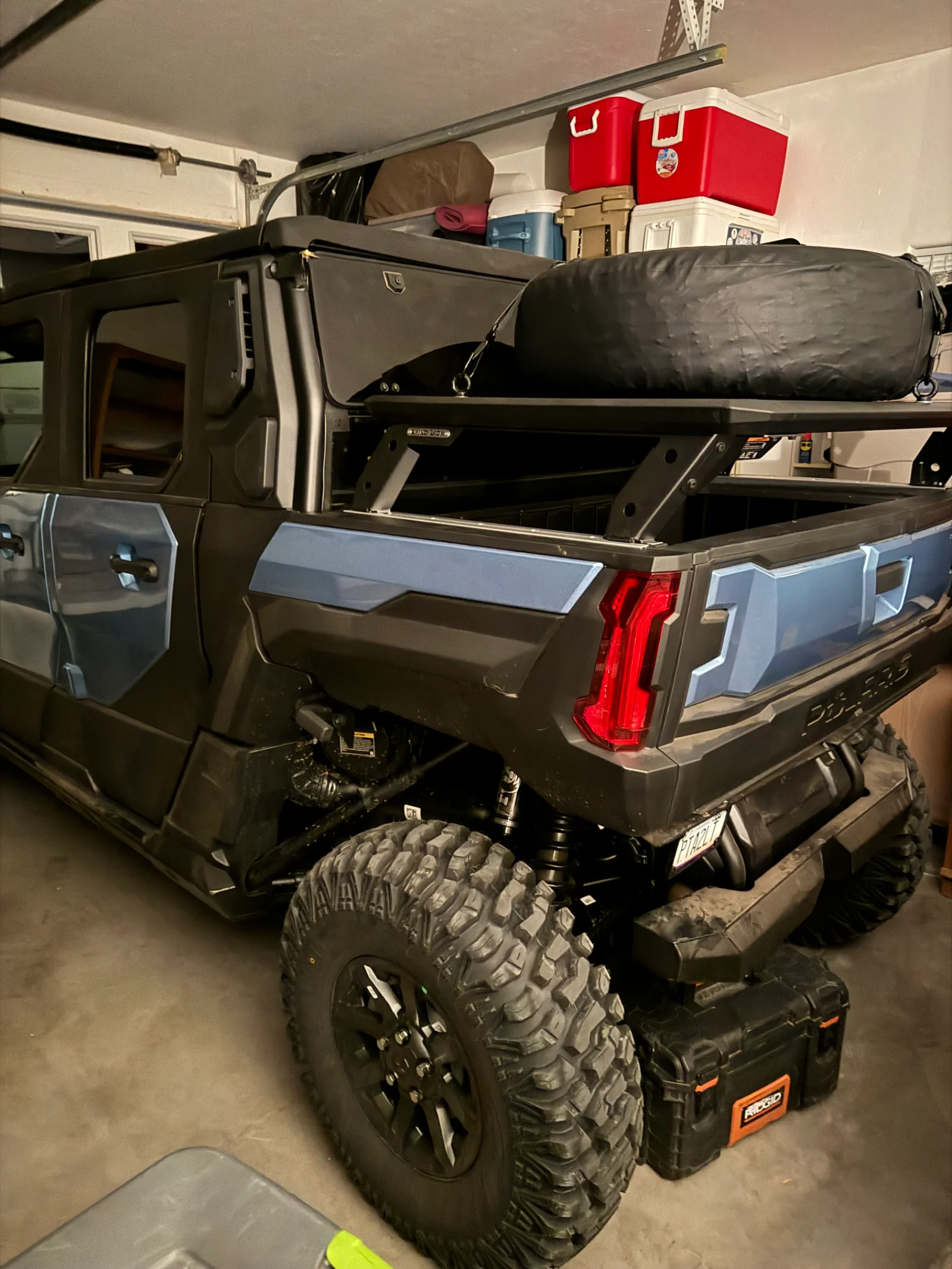 Looking for ideas for mounting spare tire in XP