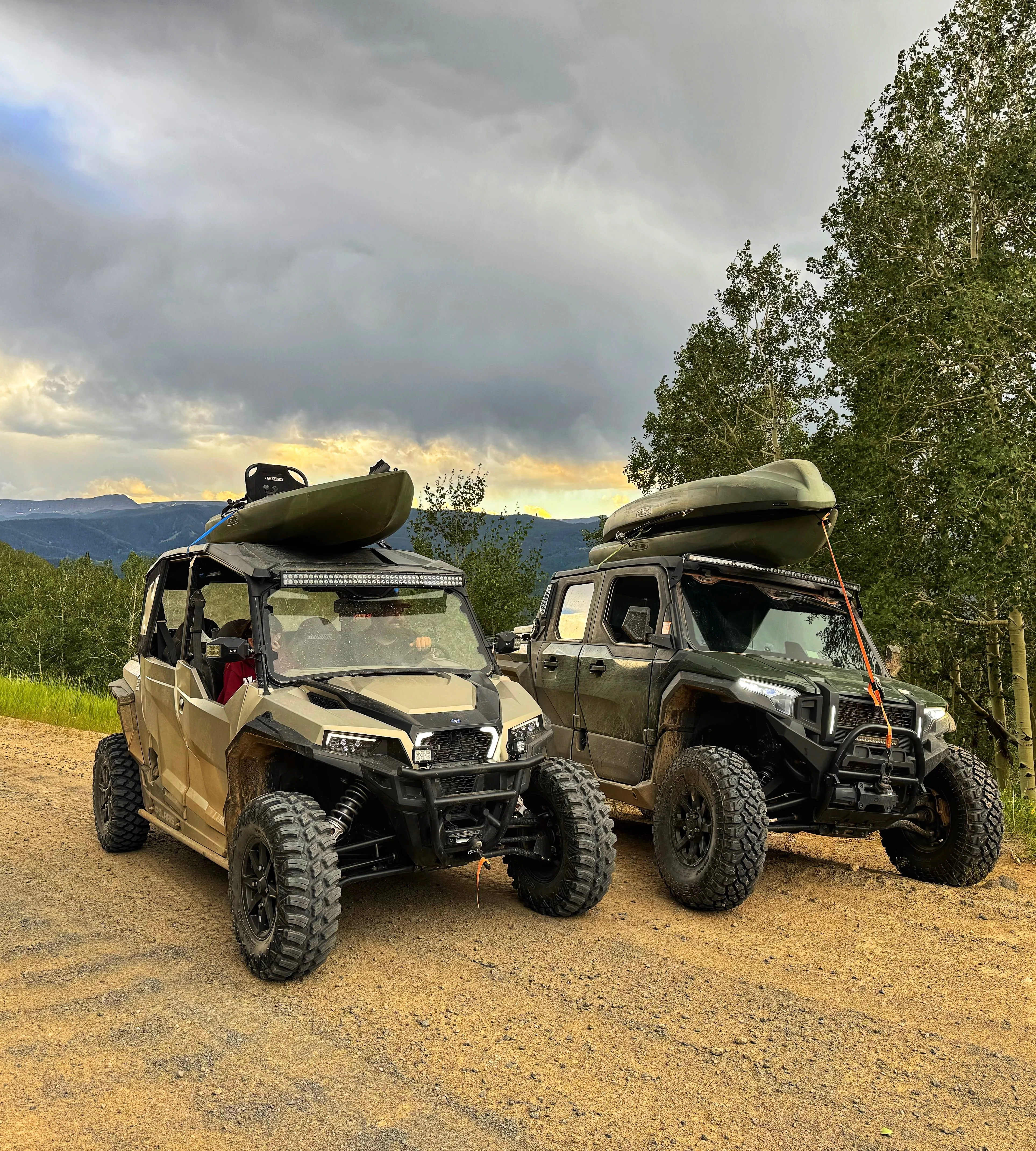 Kayak fishing in the Flat tops of Colorado
